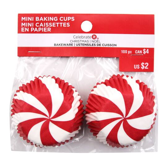 Red Swirl Mini Baking Cups By Celebrate It&#xAE;